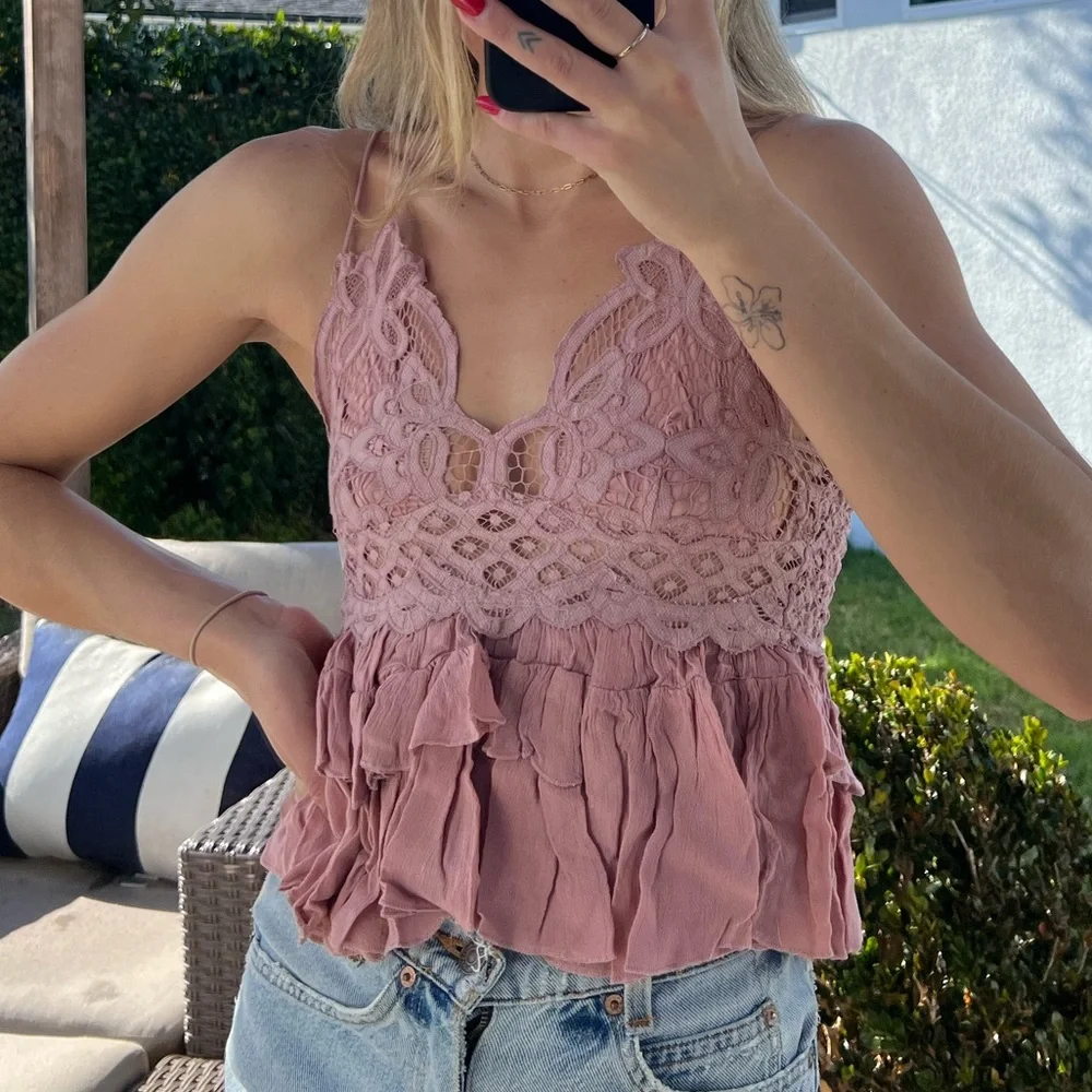 NWT - Free People Adella Cami - Picture 7 of 10